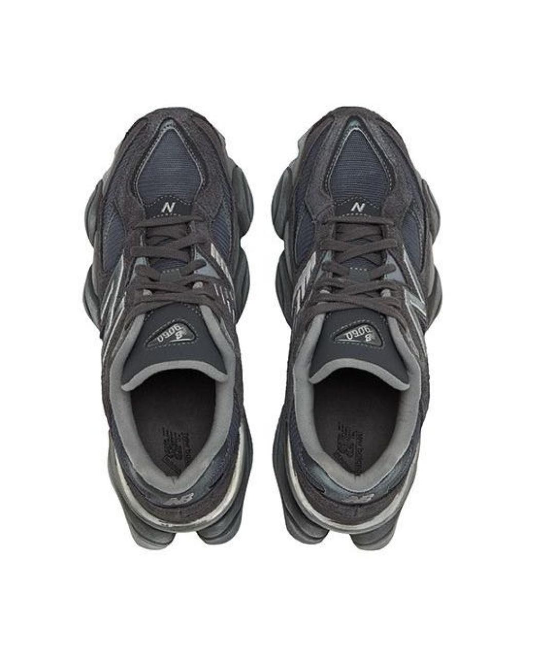 NEW BALANCE Антрацитовые текстильные низкие кроссовки / кеды, фото 7