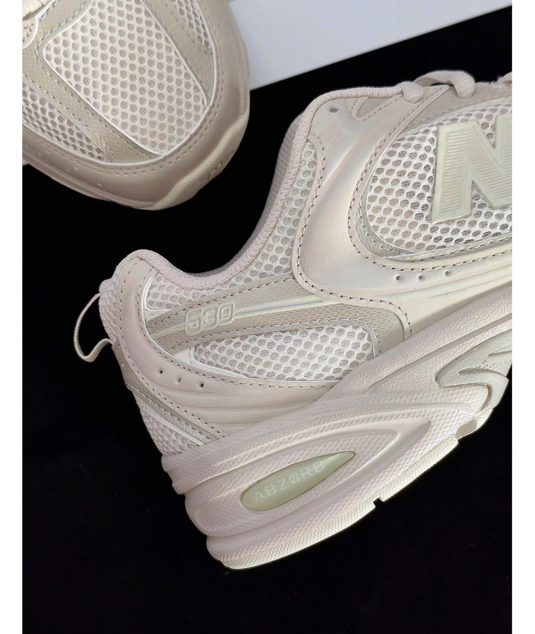 NEW BALANCE Бежевые текстильные кроссовки, фото 7