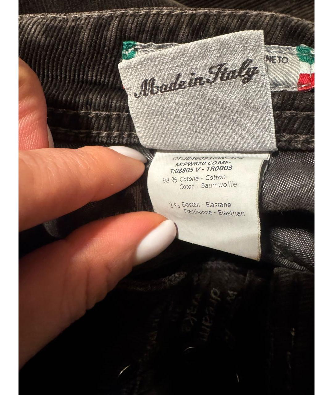 JACOB COHEN Коричневые прямые джинсы, фото 6