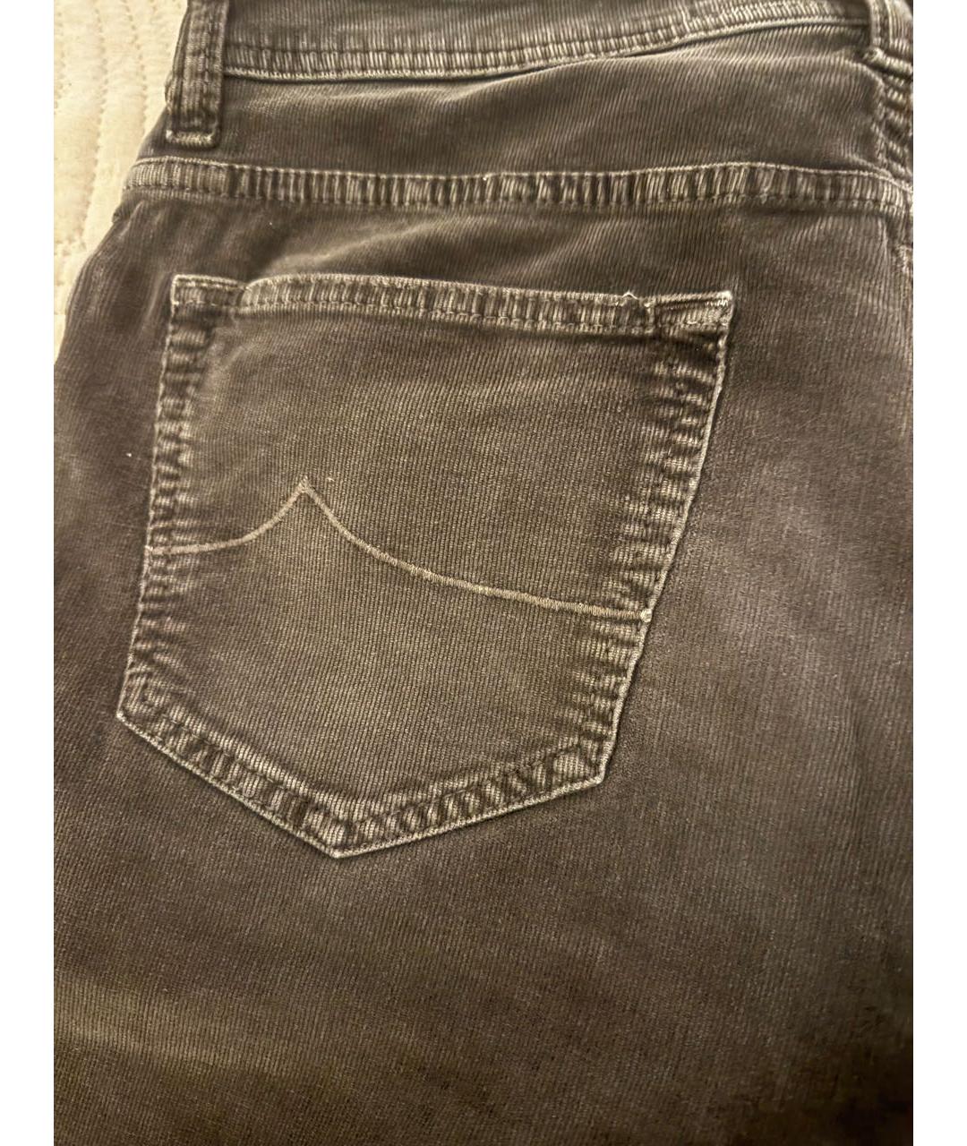 JACOB COHEN Коричневые прямые джинсы, фото 3
