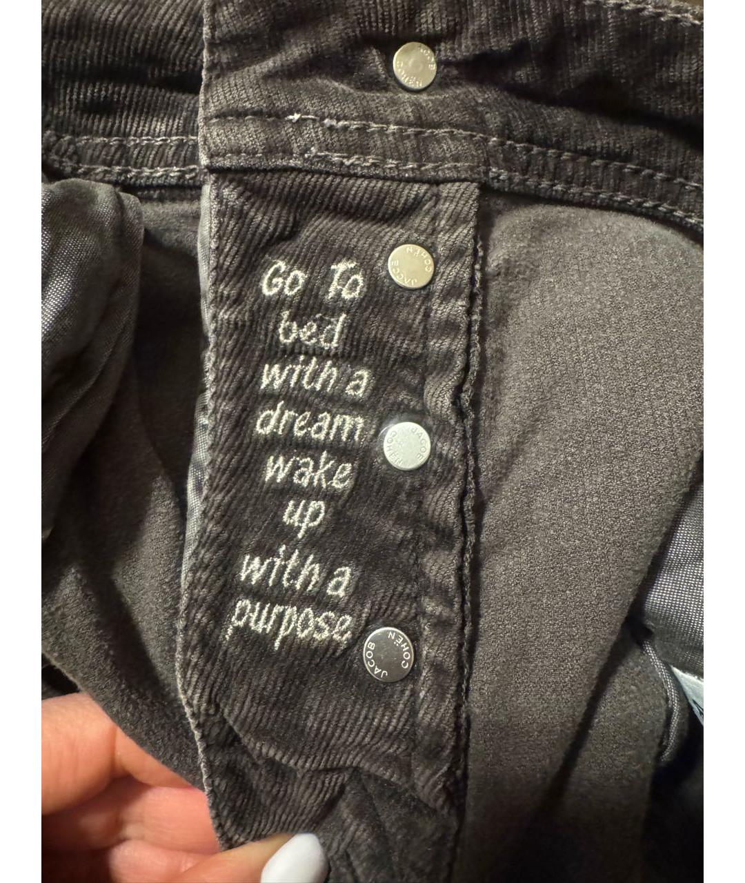 JACOB COHEN Коричневые прямые джинсы, фото 5