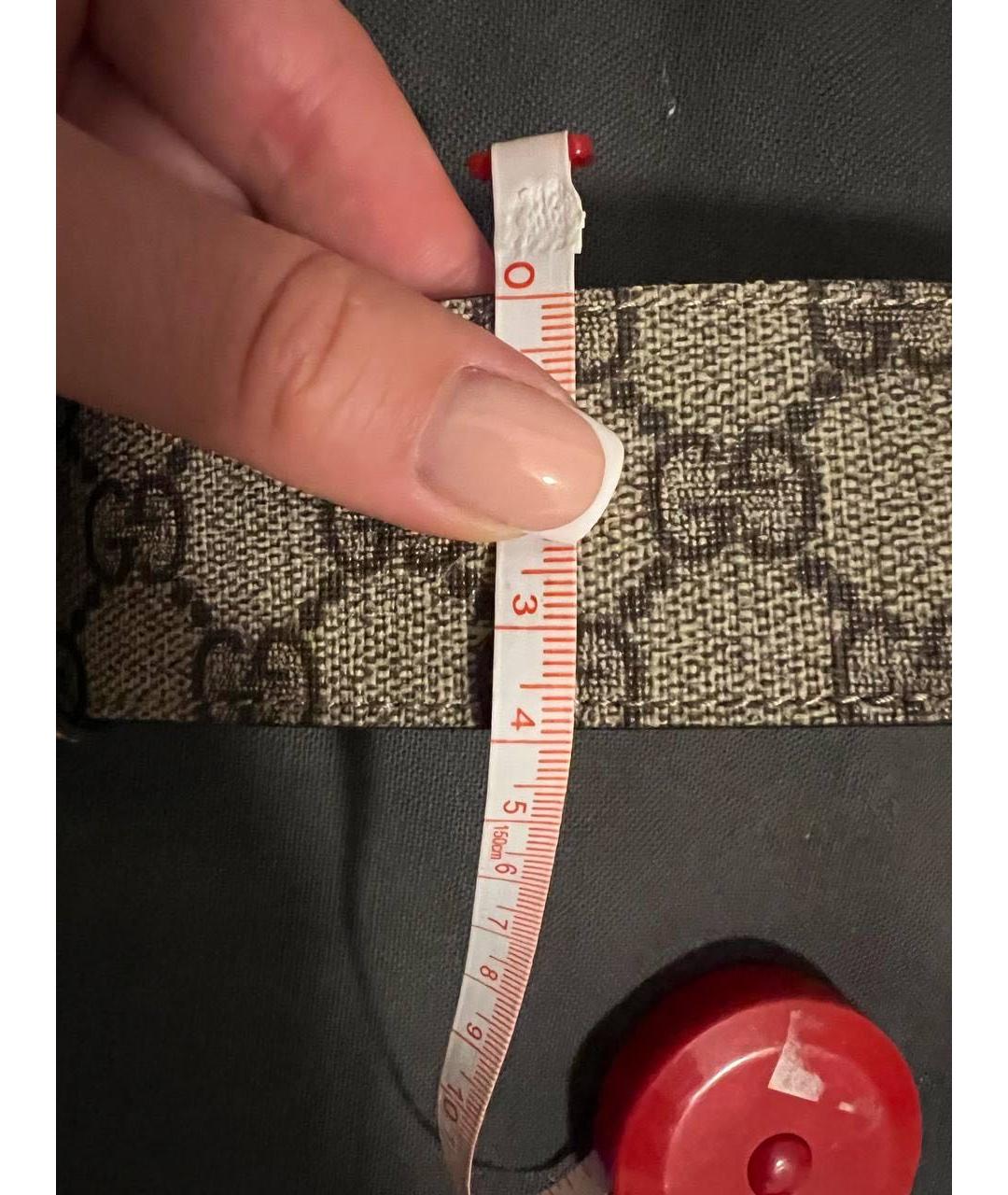 GUCCI Бежевый ремень, фото 4