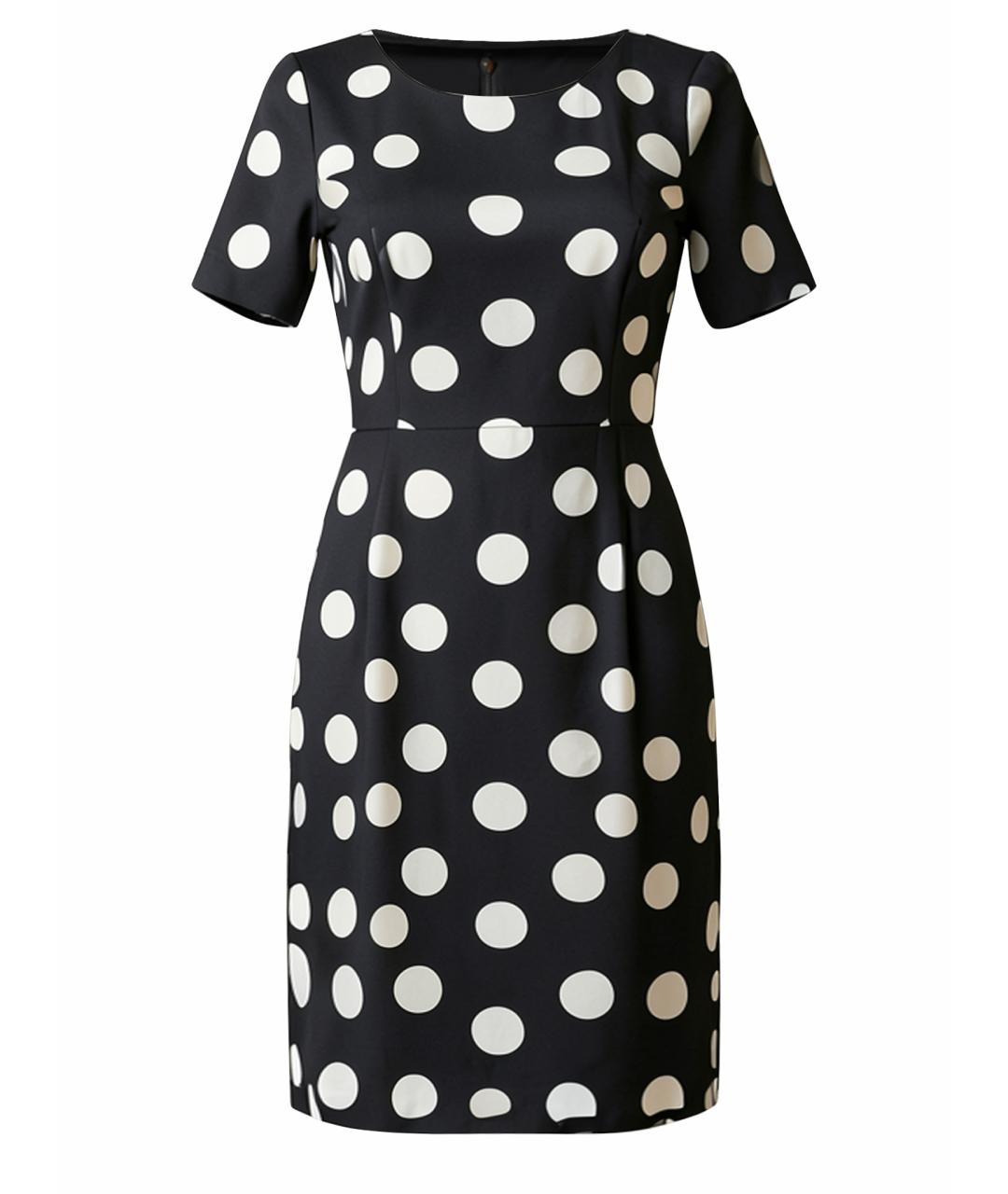 DOLCE&GABBANA Черное шелковое повседневное платье, фото 1