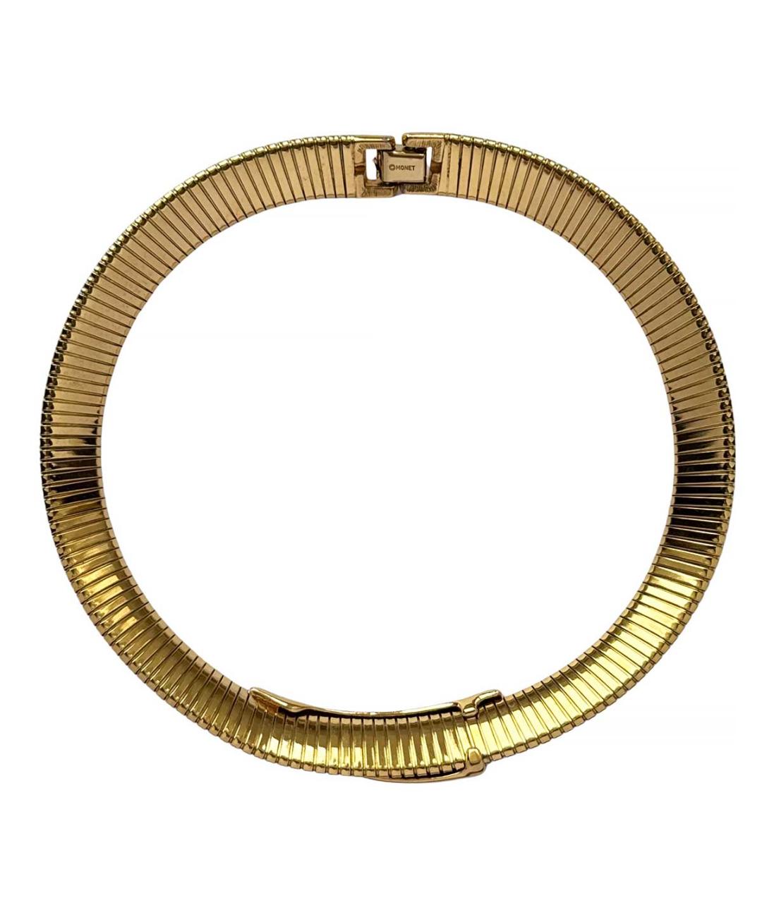 MONET Золотое позолоченное колье, фото 2