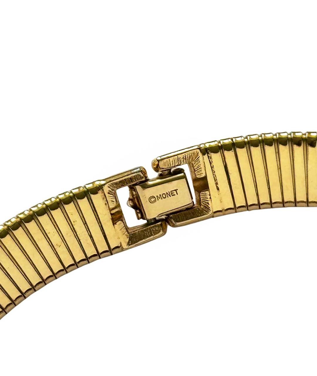 MONET Золотое позолоченное колье, фото 3