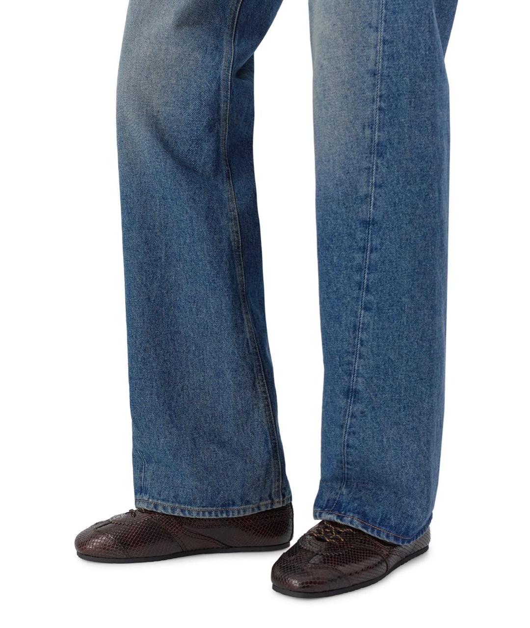 DRIES VAN NOTEN Коричневые кожаные кеды, фото 8