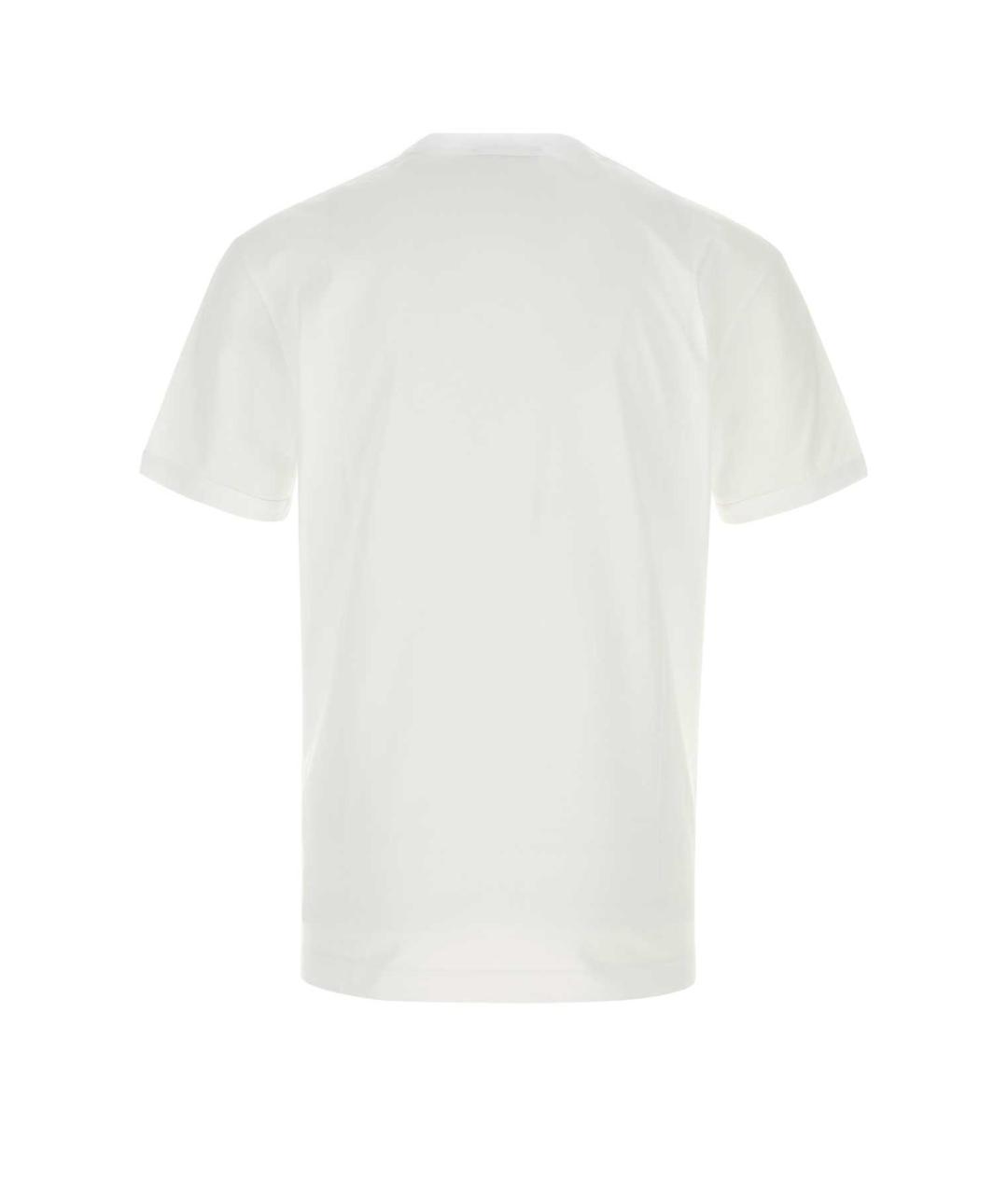 DOLCE&GABBANA Белая хлопковая футболка, фото 2