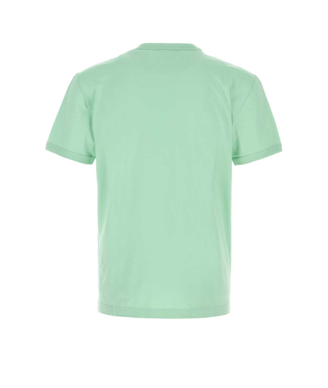 DOLCE&GABBANA Зеленая хлопковая футболка, фото 2