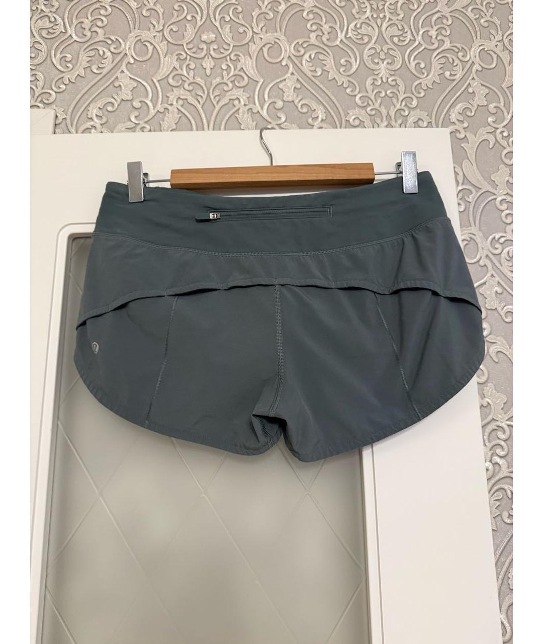 Lululemon Хаки полиэстеровые шорты, фото 2