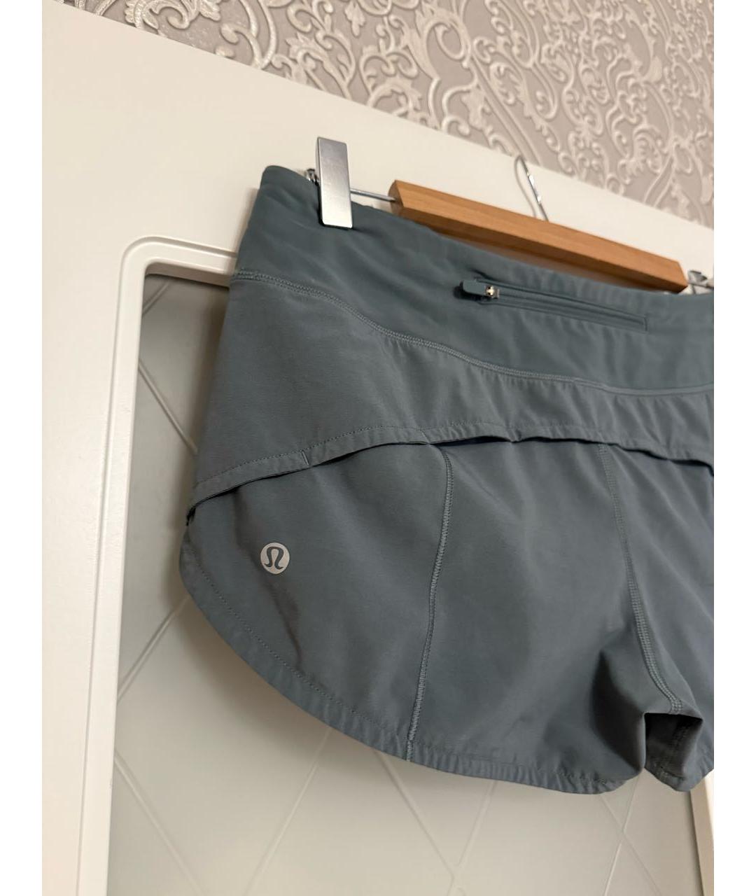 Lululemon Хаки полиэстеровые шорты, фото 4