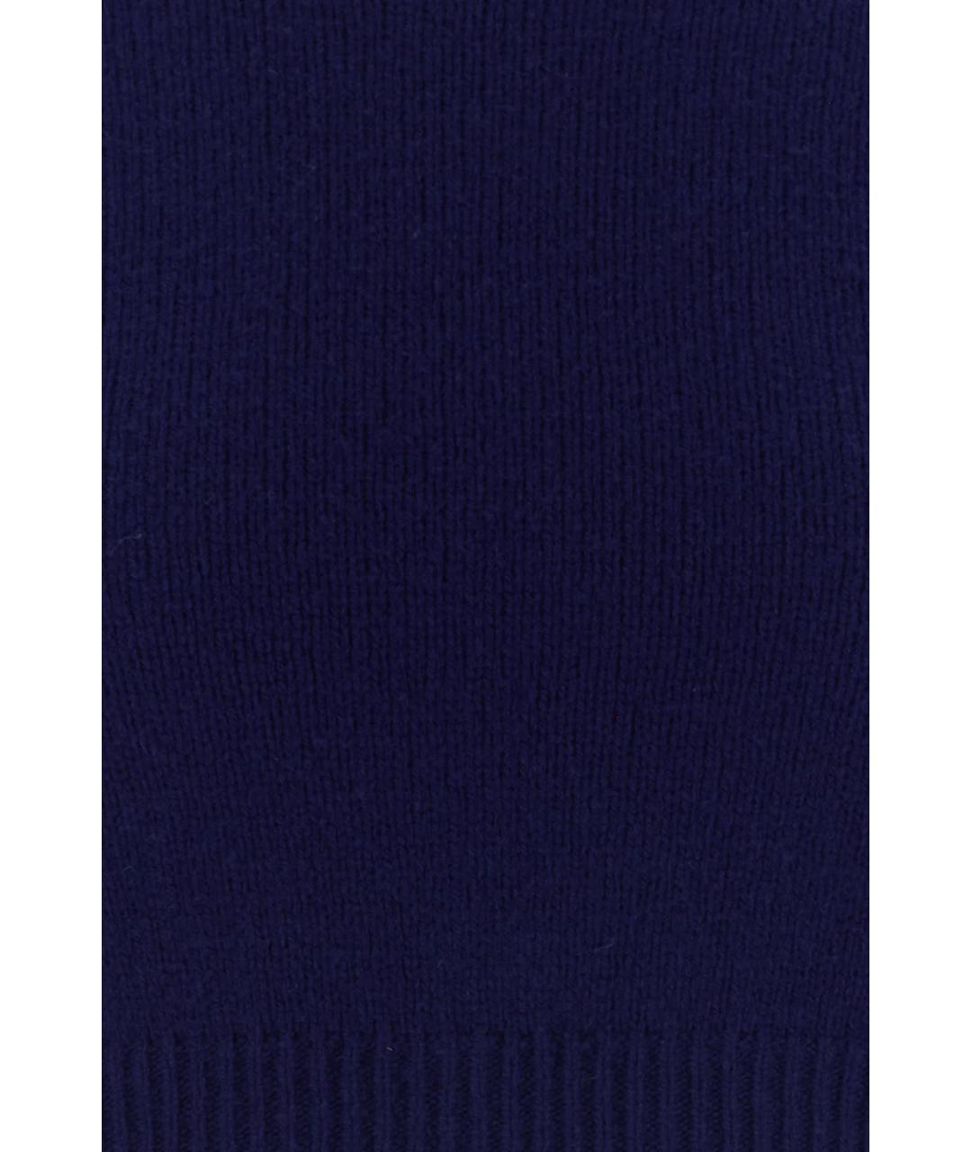 JIL SANDER Синий шерстяной джемпер / свитер, фото 3