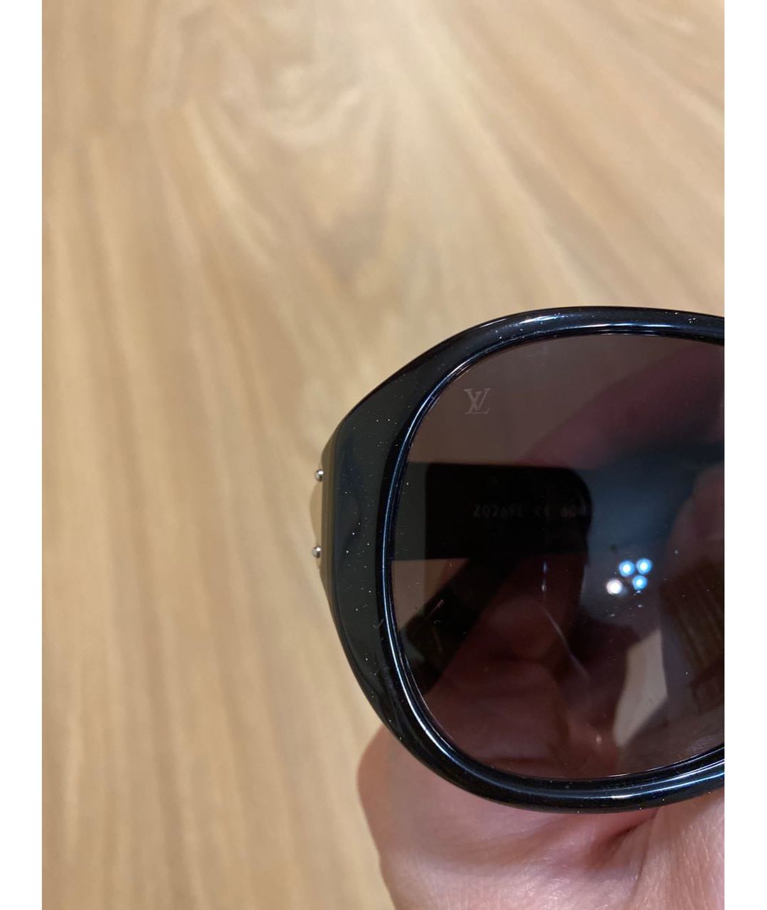 LOUIS VUITTON PRE-OWNED Черные пластиковые солнцезащитные очки, фото 5