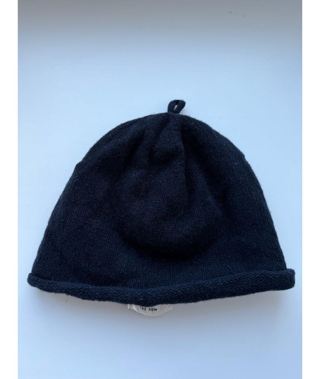 THE ROW Темно-синяя шерстяная шапка, фото 5