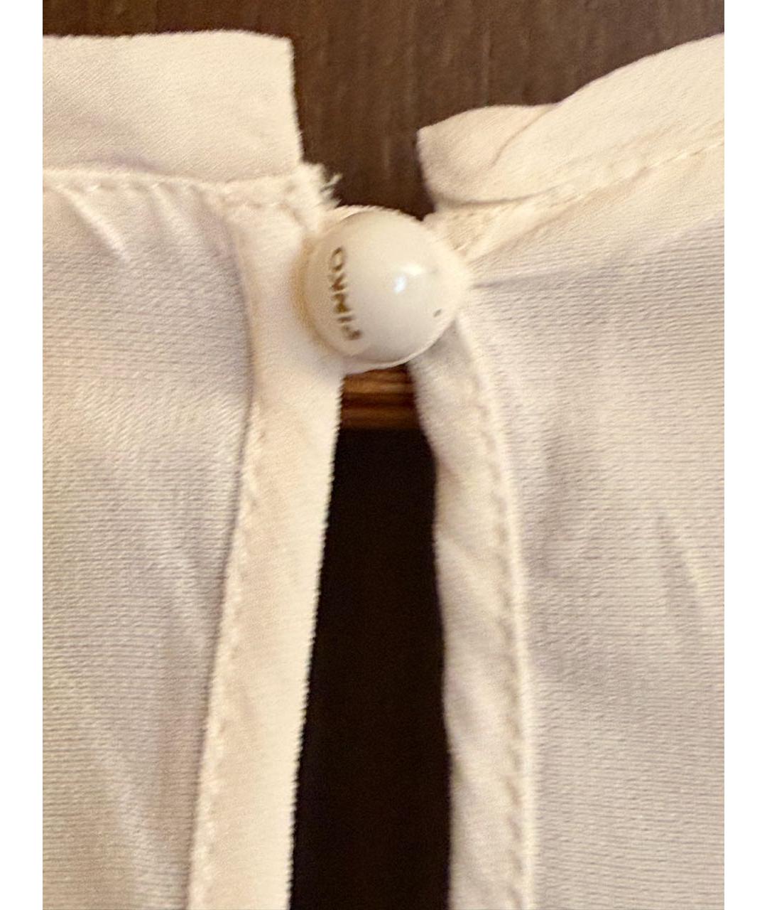 PINKO Белая вискозная блузы, фото 5