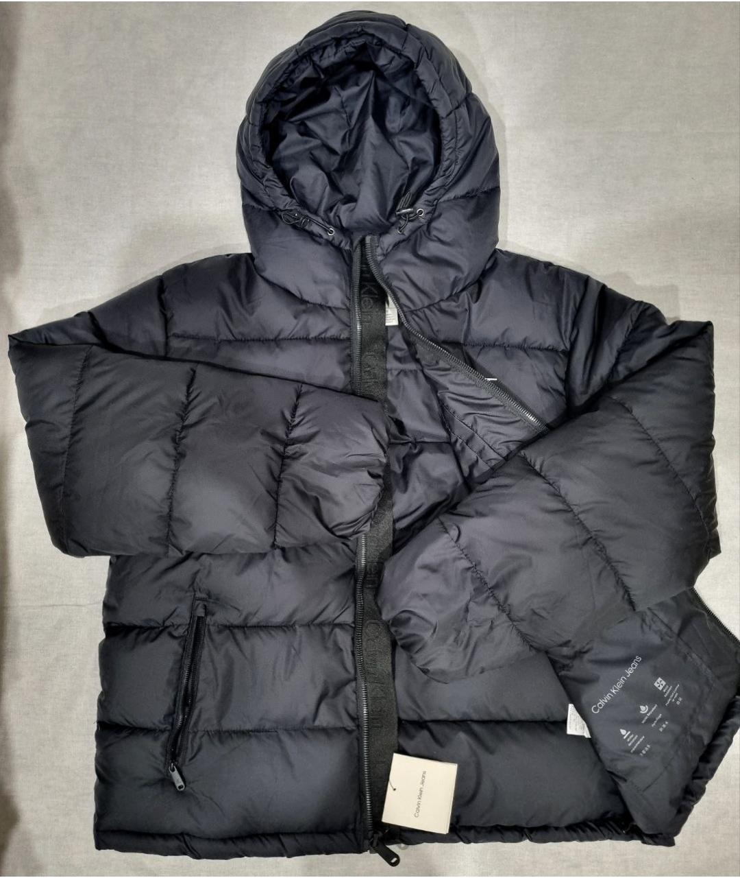 CALVIN KLEIN Черный пуховик, фото 6