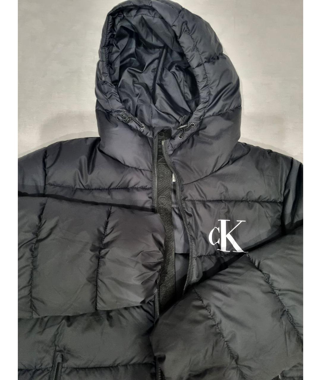 CALVIN KLEIN Черный пуховик, фото 2
