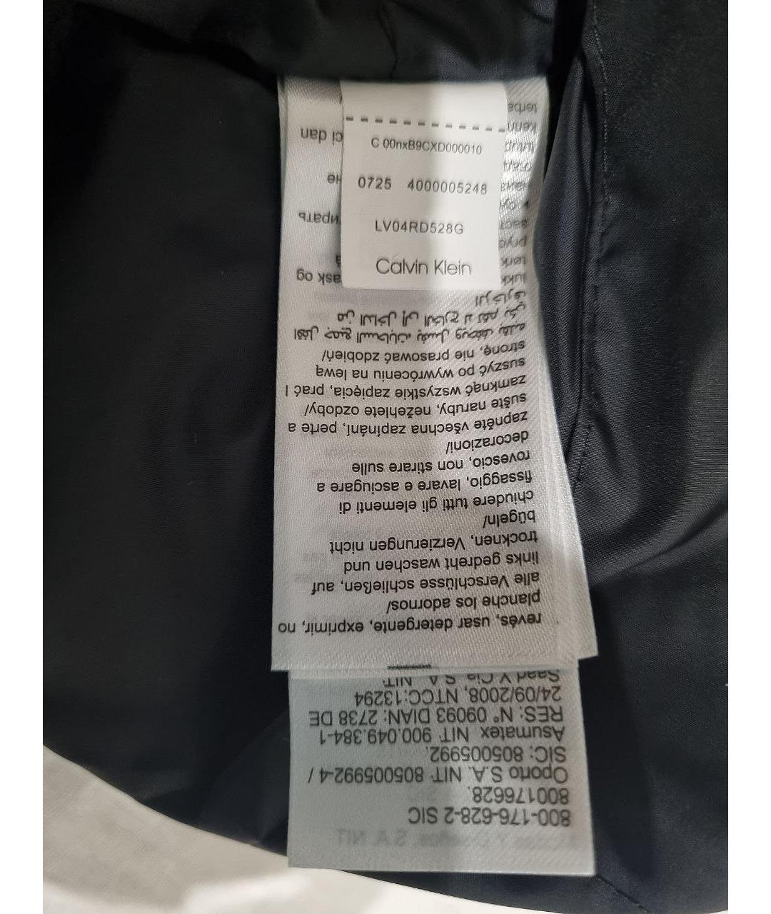 CALVIN KLEIN Черный пуховик, фото 7