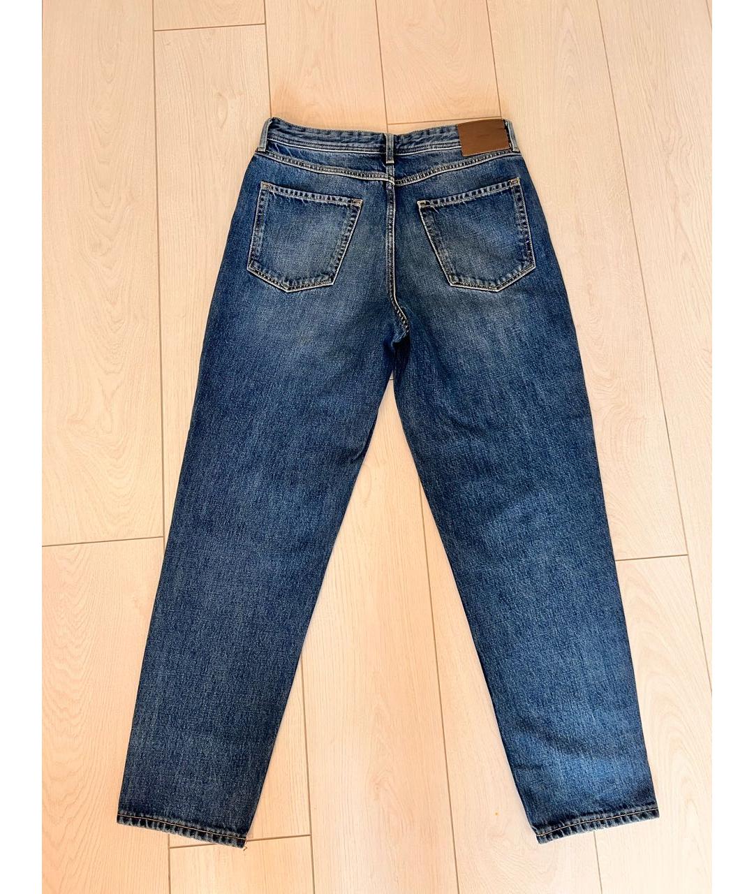 12 STOREEZ Синие хлопковые джинсы скинни, фото 2