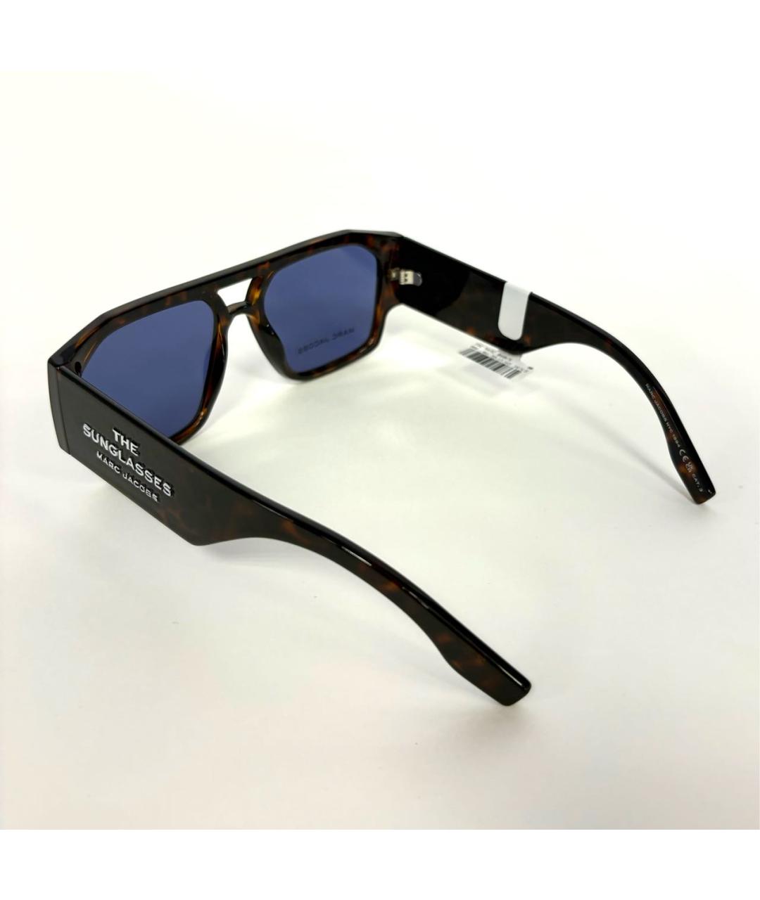 MARC JACOBS Коричневые пластиковые солнцезащитные очки, фото 4