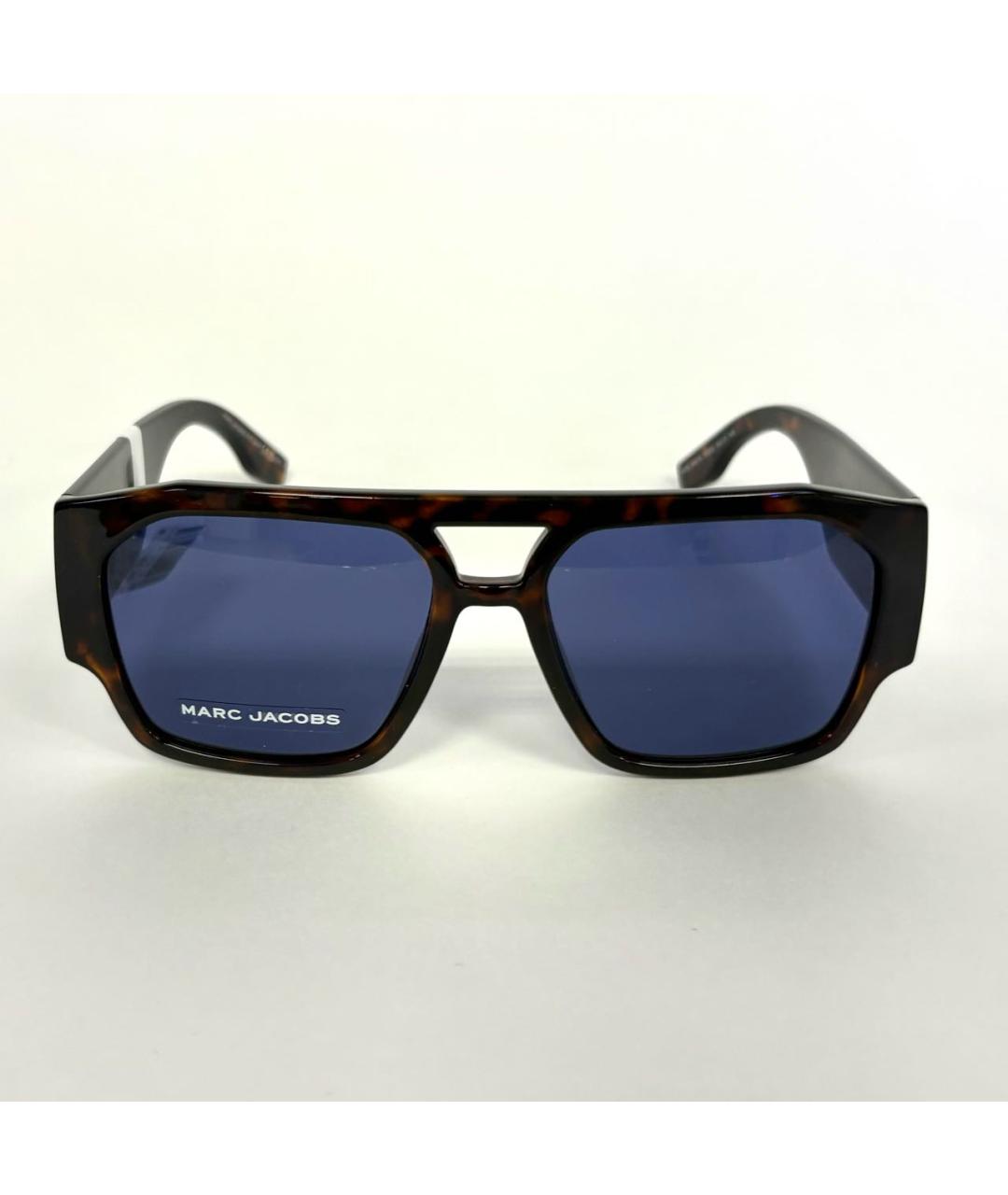 MARC JACOBS Коричневые пластиковые солнцезащитные очки, фото 5