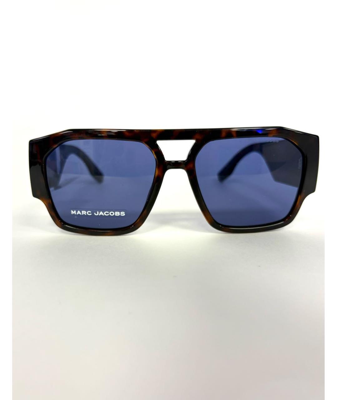 MARC JACOBS Коричневые пластиковые солнцезащитные очки, фото 3