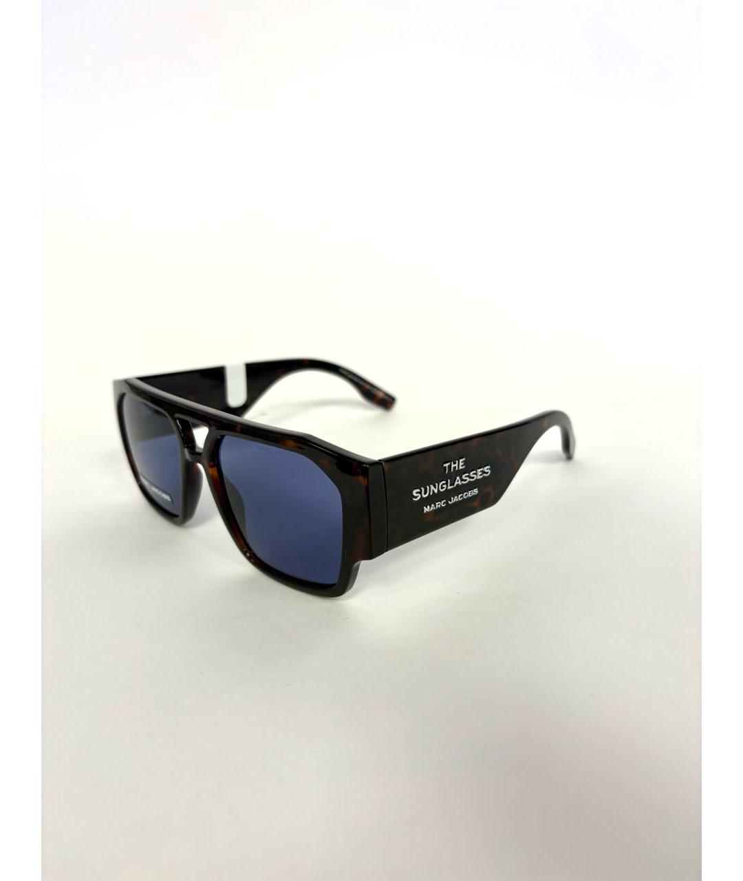 MARC JACOBS Коричневые пластиковые солнцезащитные очки, фото 7