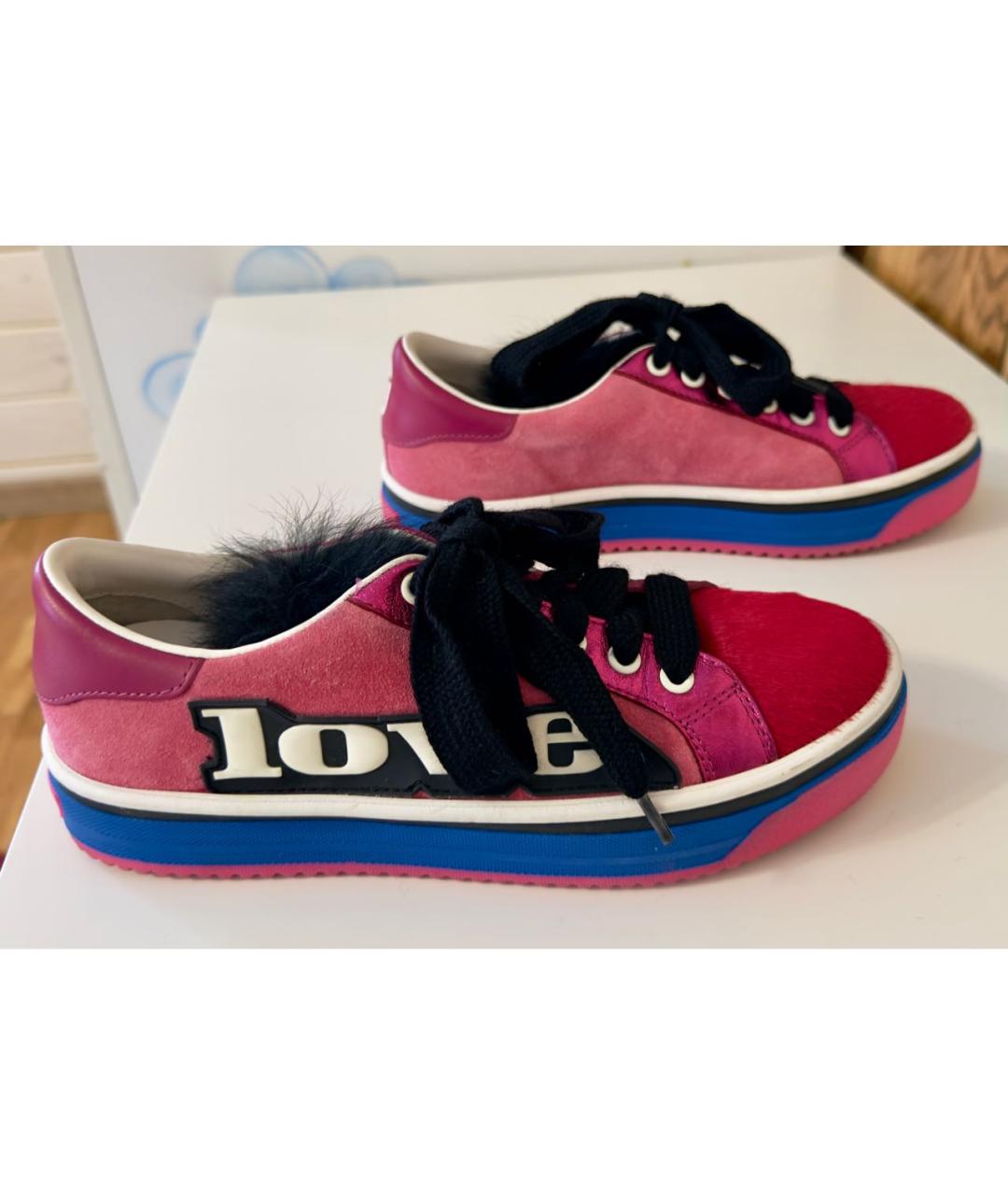 MARC BY MARC JACOBS Мульти замшевые кеды, фото 5