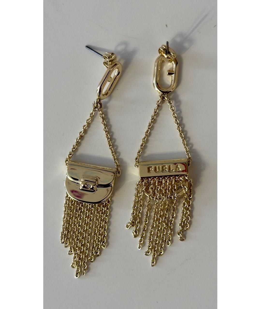 FURLA Золотой металлический комплект, фото 2
