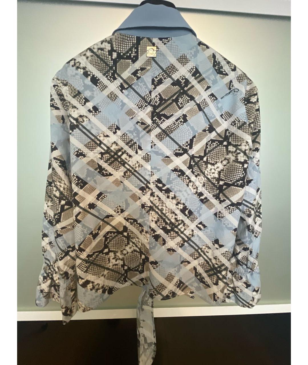 JUST CAVALLI Голубая хлопковая блузы, фото 2