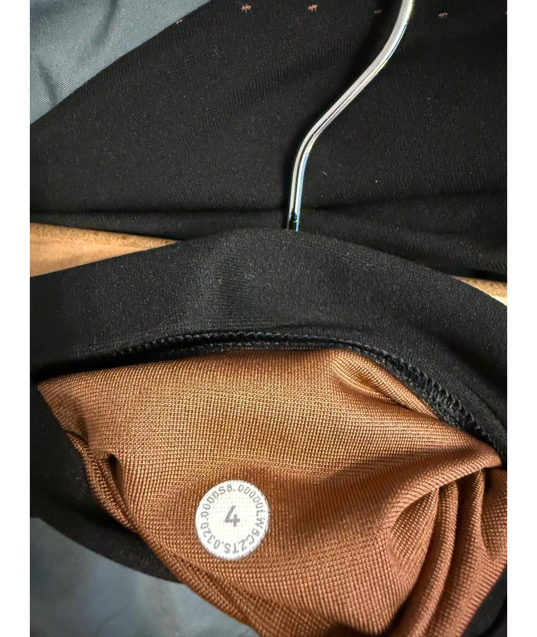 Lululemon Черные полиэстеровые леггинсы и велосипедки, фото 3