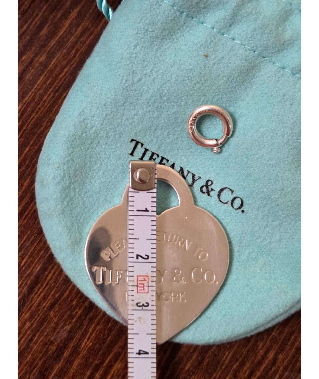 TIFFANY&CO Серебрянный серебряный кулон, фото 4