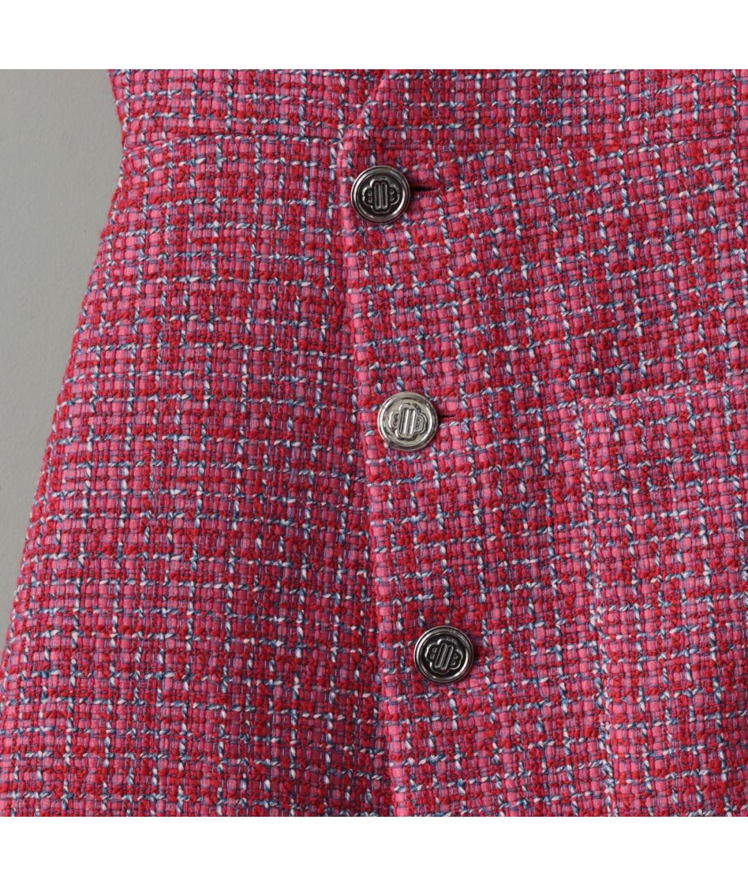 MAJE Розовое хлопковое повседневное платье, фото 5