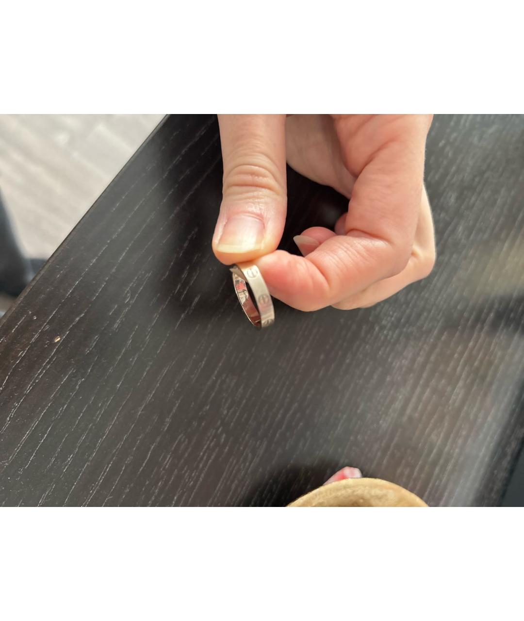 CARTIER Серебряное кольцо из белого золота, фото 4