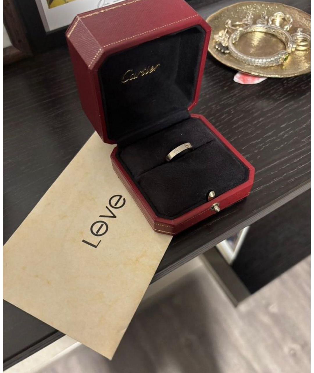 CARTIER Серебряное кольцо из белого золота, фото 2