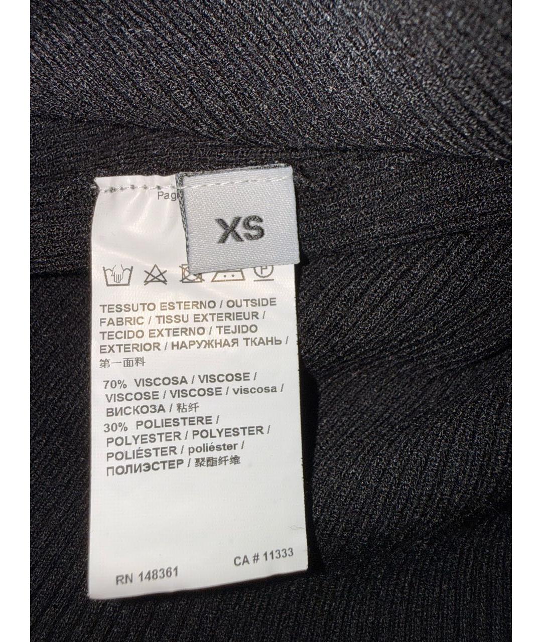 PINKO Черный вискозный джемпер / свитер, фото 5