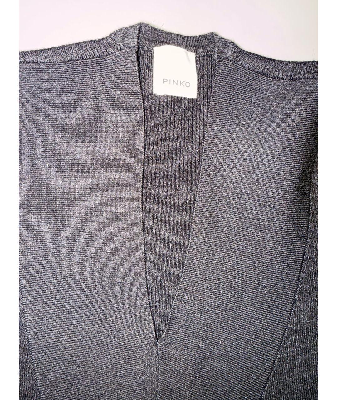 PINKO Черный вискозный джемпер / свитер, фото 3