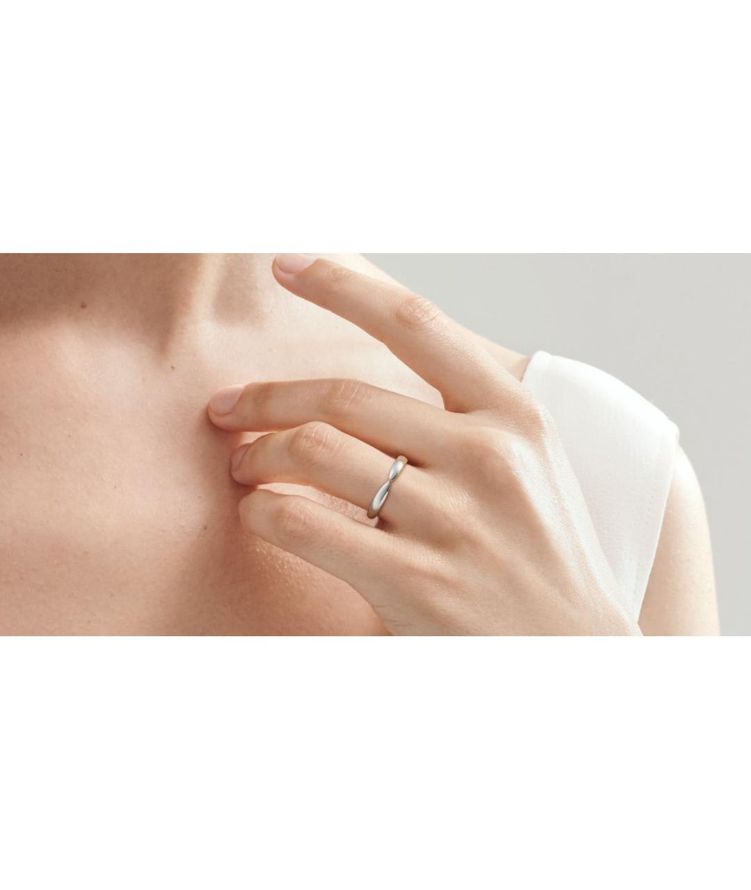 TIFFANY&CO Белое платиновое кольцо, фото 2