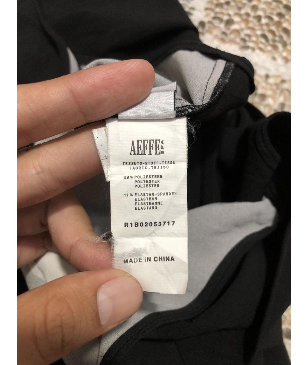 MOSCHINO Черная полиэстеровая майка, фото 5