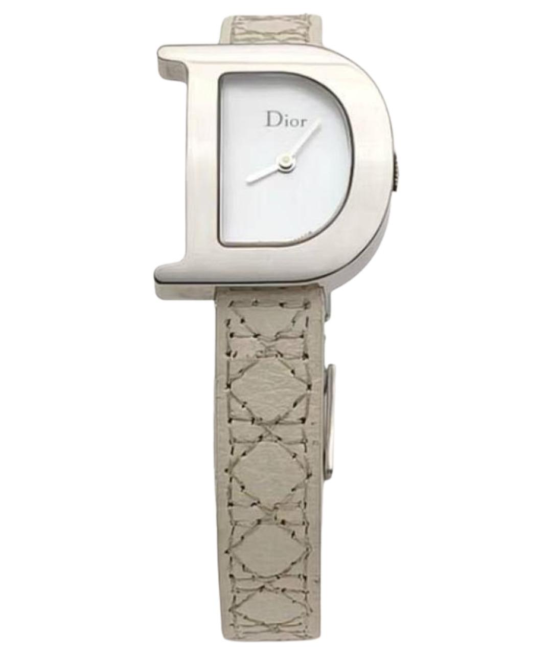 CHRISTIAN DIOR Серебряные стальные часы, фото 1