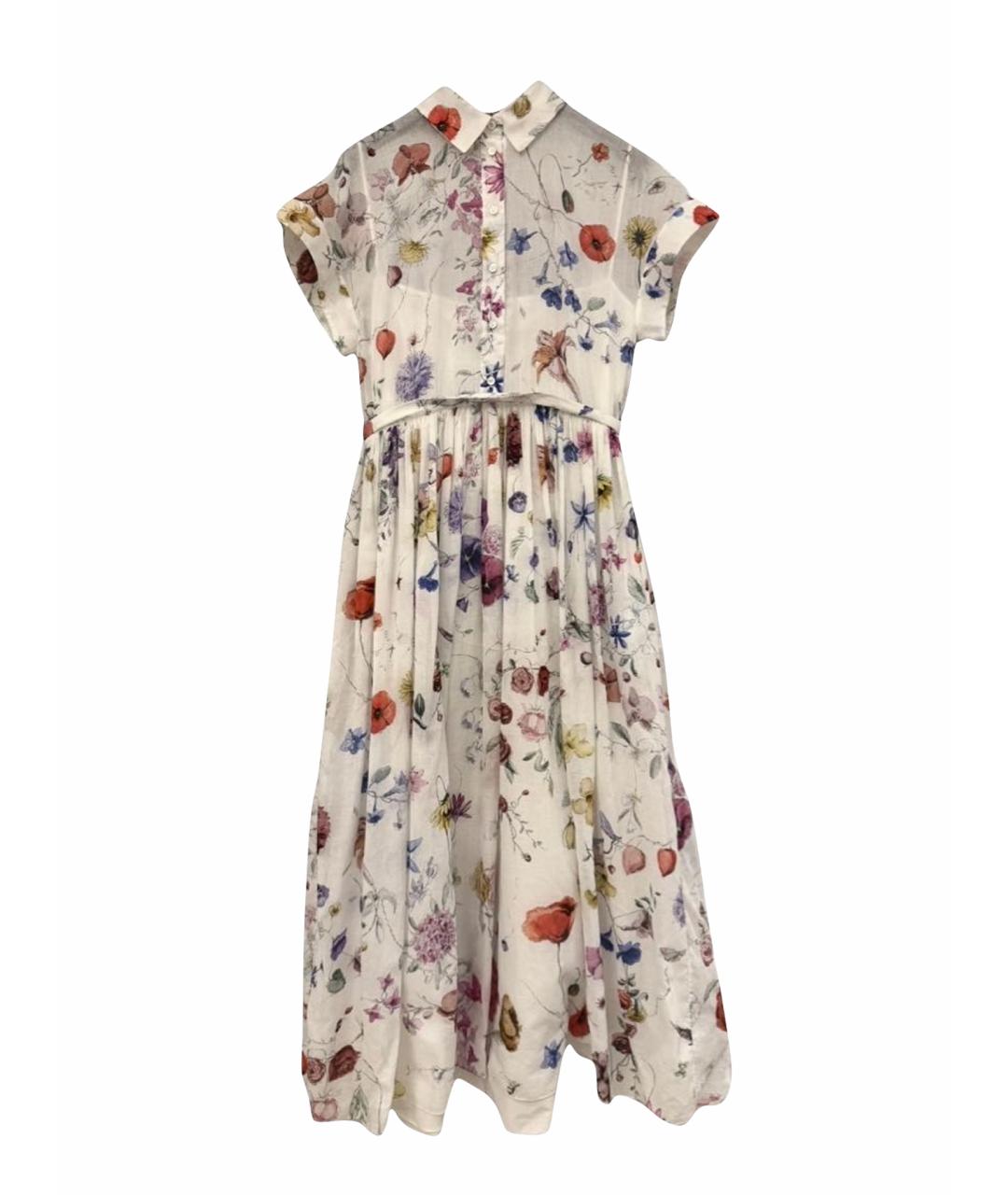 CHRISTIAN DIOR Мульти хлопковое коктейльное платье, фото 1