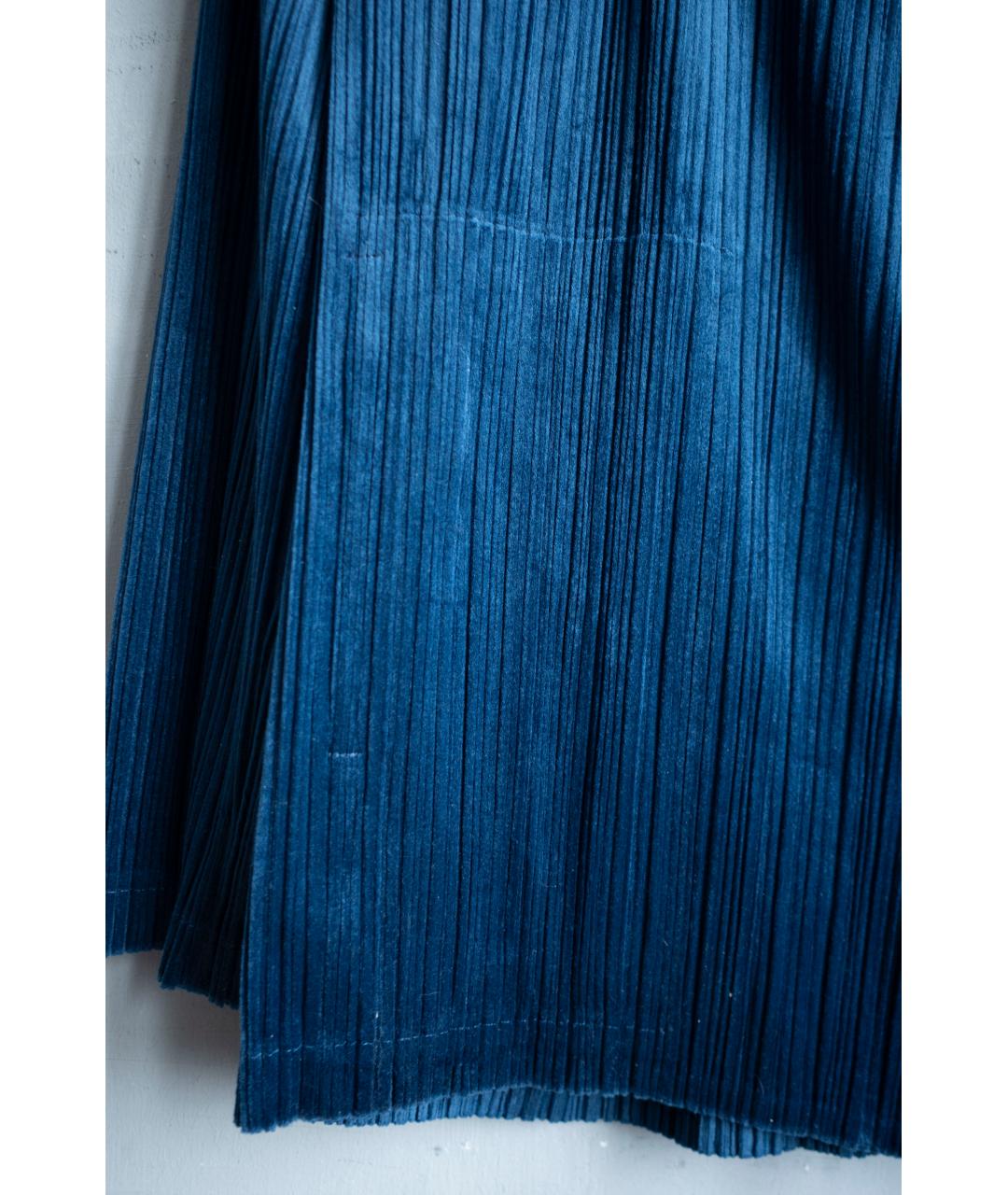 ISSEY MIYAKE Синий синтетический жакет/пиджак, фото 5