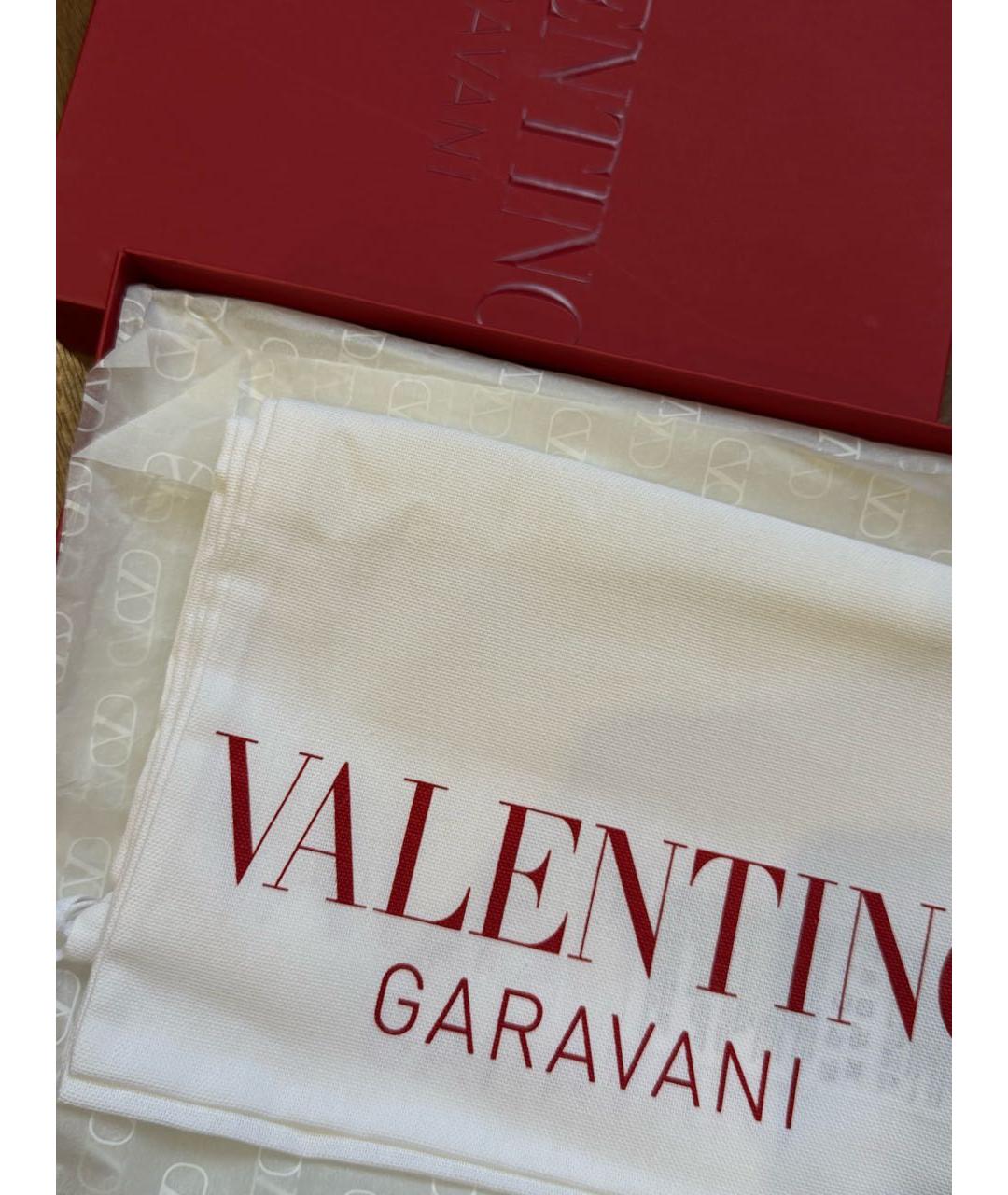 VALENTINO Черные кожаные сандалии, фото 6