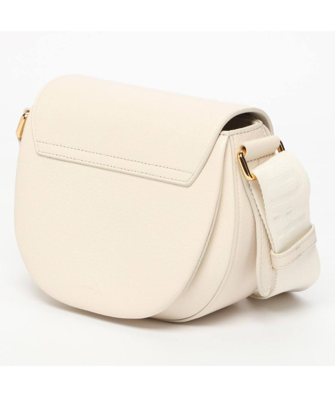 FURLA Бежевая кожаная сумка через плечо, фото 2