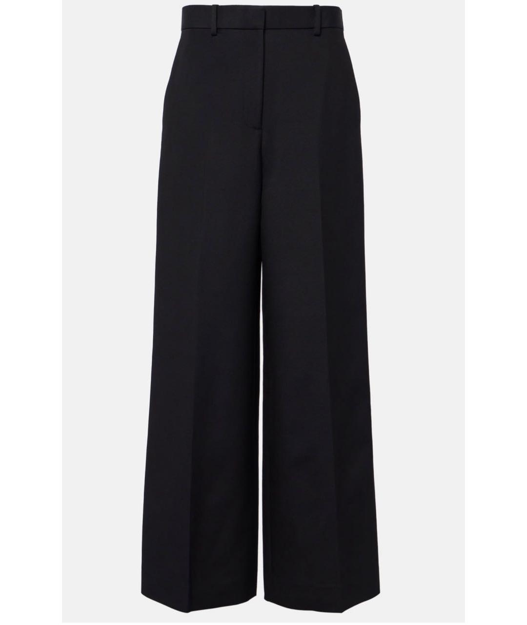 KHAITE Черные вискозные брюки широкие, фото 9