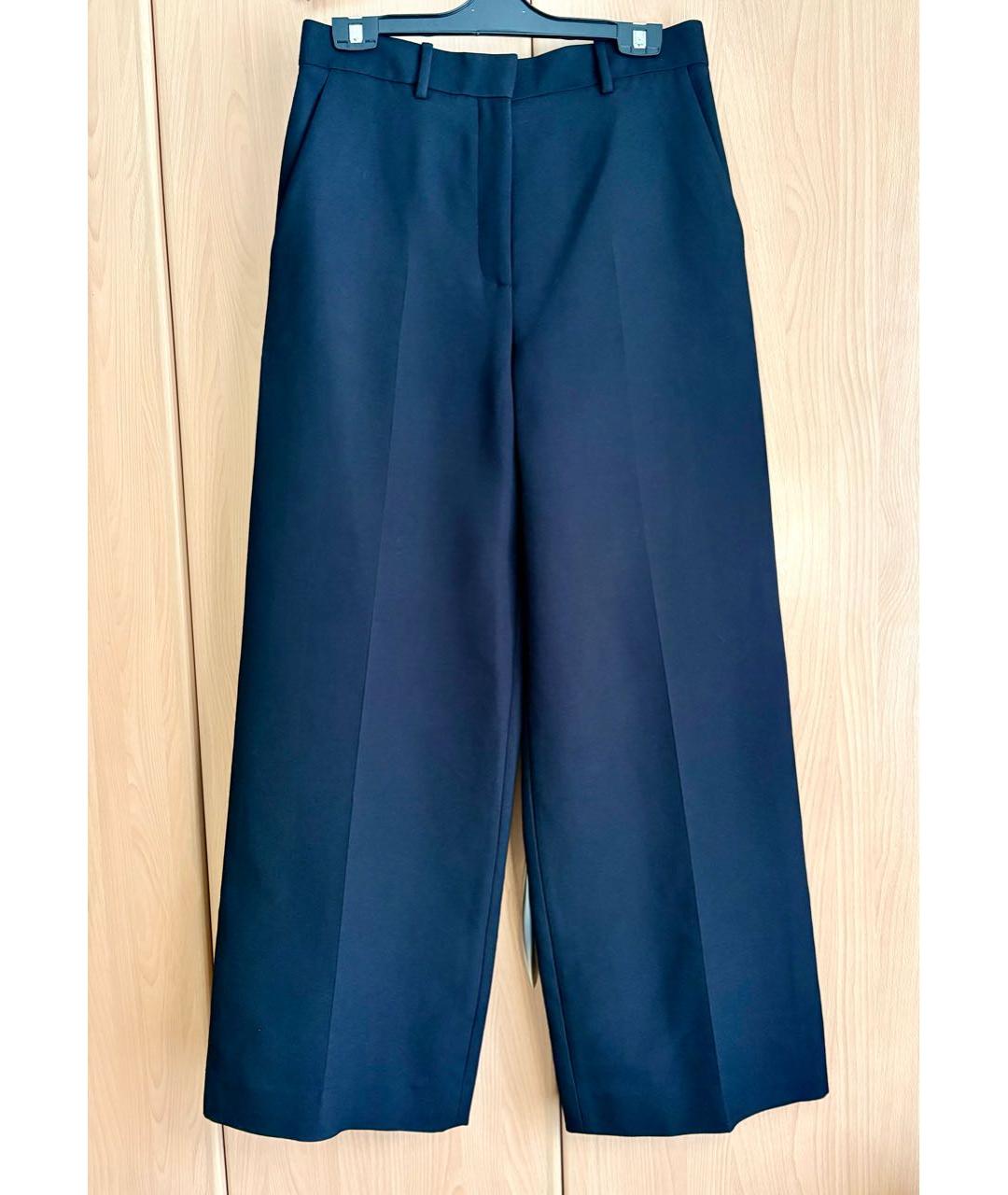 KHAITE Черные вискозные брюки широкие, фото 2