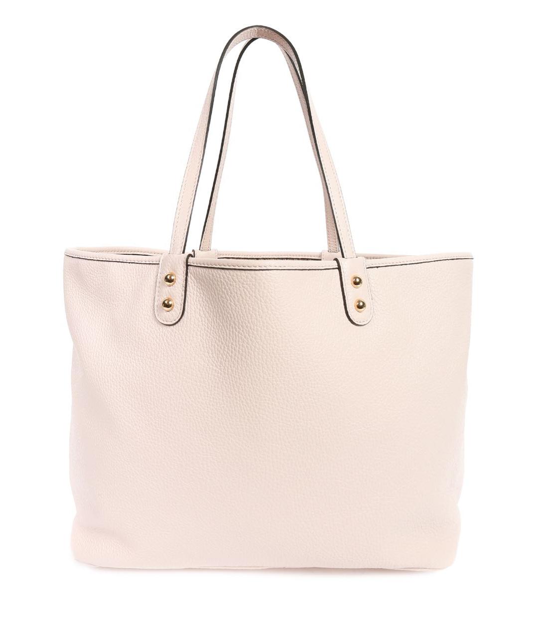 ETRO Белая кожаная сумка тоут, фото 1