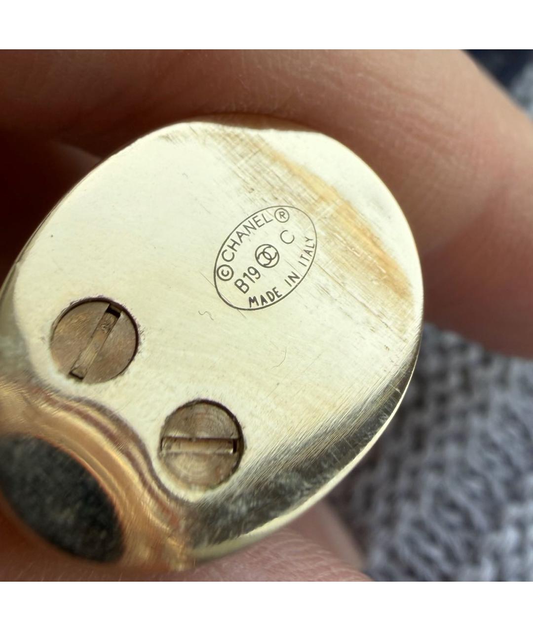 CHANEL Темно-синий пластиковый браслет, фото 5