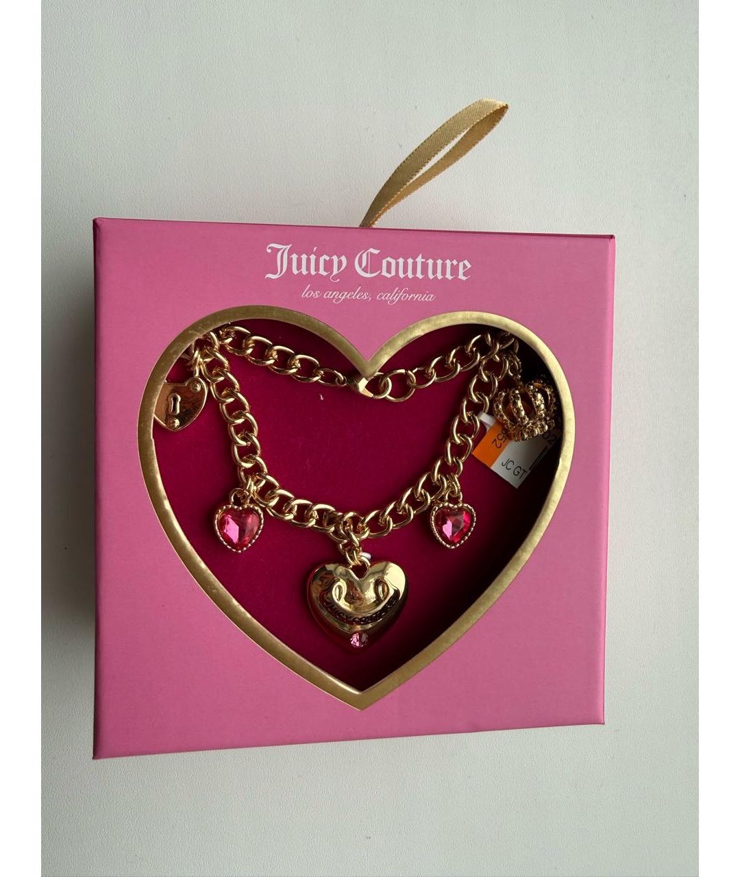 JUICY COUTURE Золотой металлический браслет, фото 4