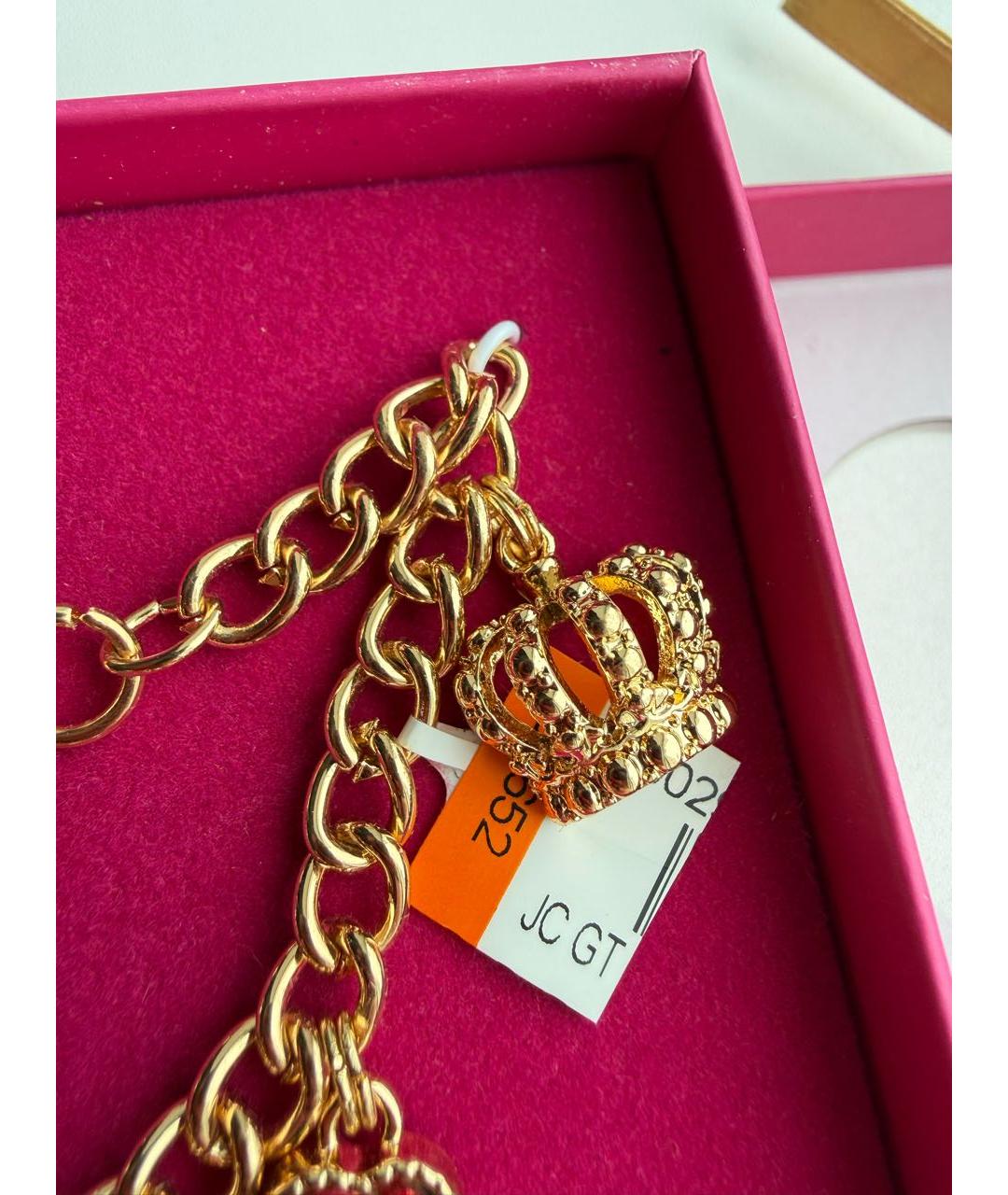 JUICY COUTURE Золотой металлический браслет, фото 3