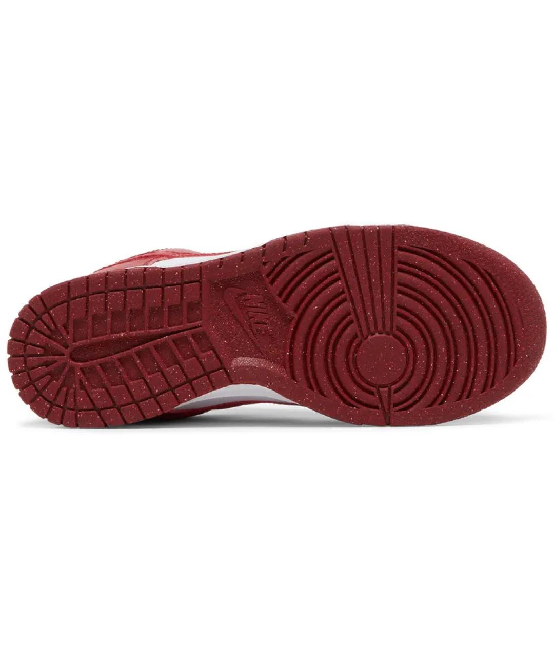 NIKE Красные кожаные кеды, фото 3